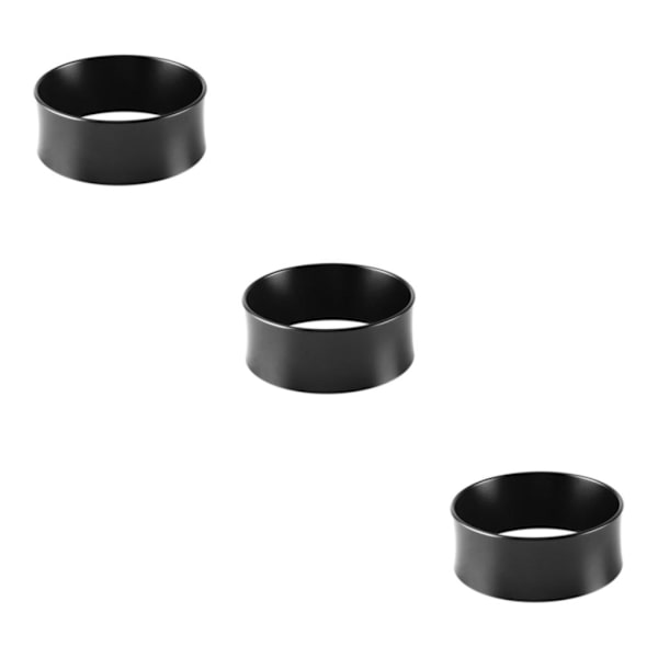 1/2/3/5 58mm kaffedoseringsringar för espressodoseringstratt Black 75.3x29mm 3Set