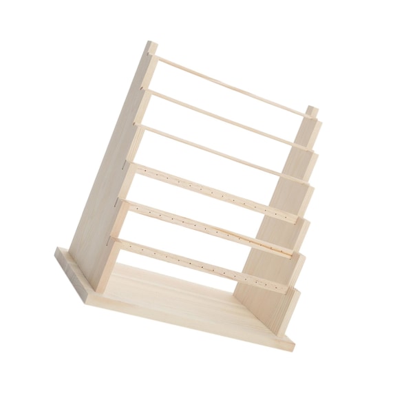 Smycken Showcase Rack en Ring Örhängen Display Stand Rack 6 Layer A