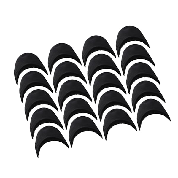 1/2 20 stycken Sy axelvaddar Passar till skjorta Praktisk för Black S 1Set