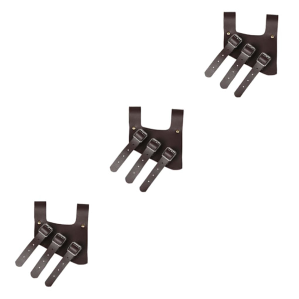 1/2/3/5 Medieval Frog Cutlass Rapier Costume för scenshow män Brown 16 x 23cm 3PCS