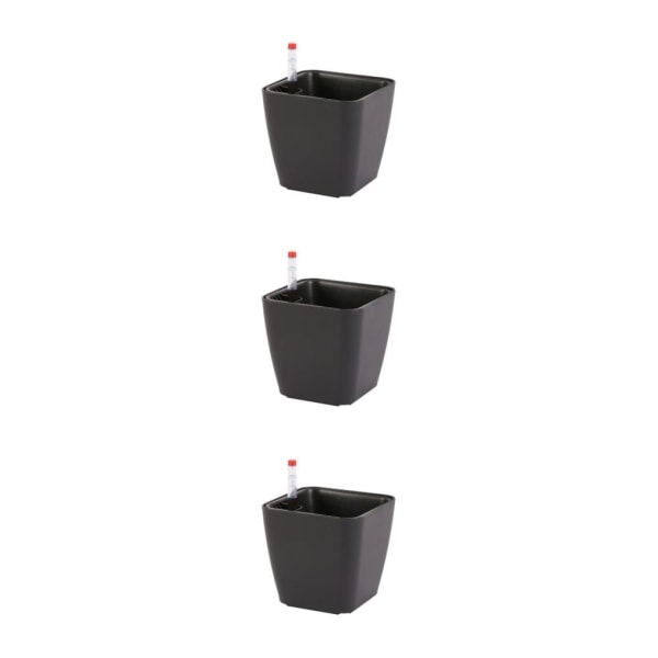 1/2/3 Snygg blomkruka Garden S Skönhet med innovativ växt black 14*13 *10.5 3PCS