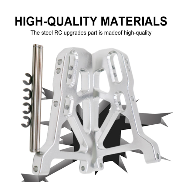 RCGOFOLLOW 2 delar aluminiumlegering förbättrad främre nedre Red