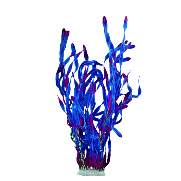1/2 Fishtank Artificiell vattenväxt dekorativa simuleringsväxter Purple 2PCS