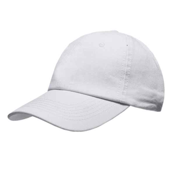 Kvinnor Rygglös Hästsvans Hatt Baseball Cap Hög stökig Bull Kepsar White