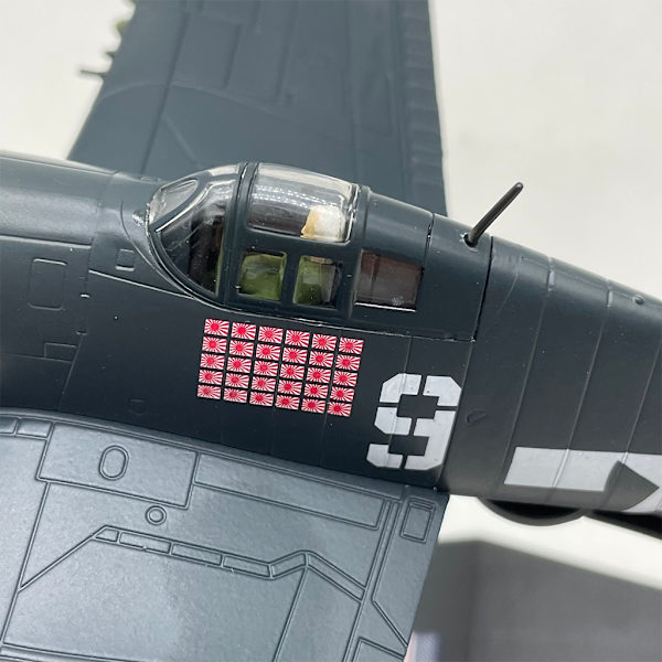 1/72 Skala F6F Fighter Model Plane med Stand Souvenir Desktop