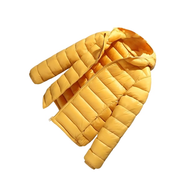 Andningsbar dunjacka för barn för aktiva vinterkläder yellow+120cm