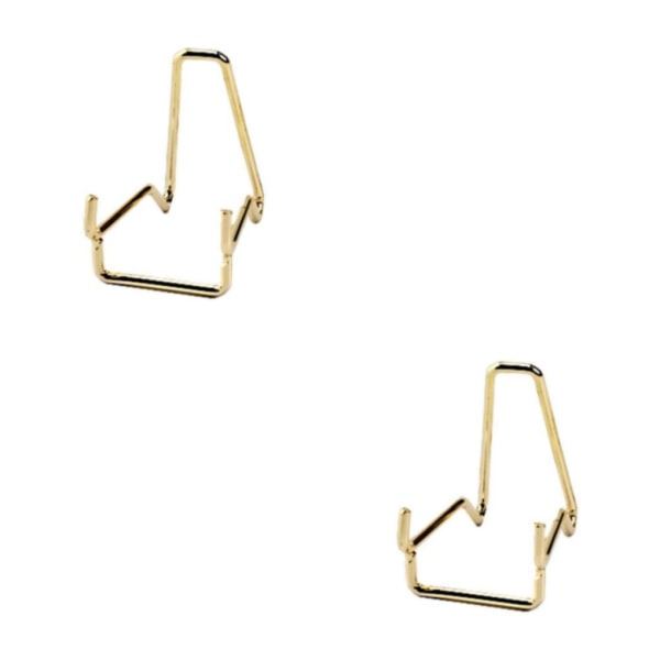 1/2/3 Iron Ores Stone Display Stand Desktop Rock Holder Base Golden S 2Set