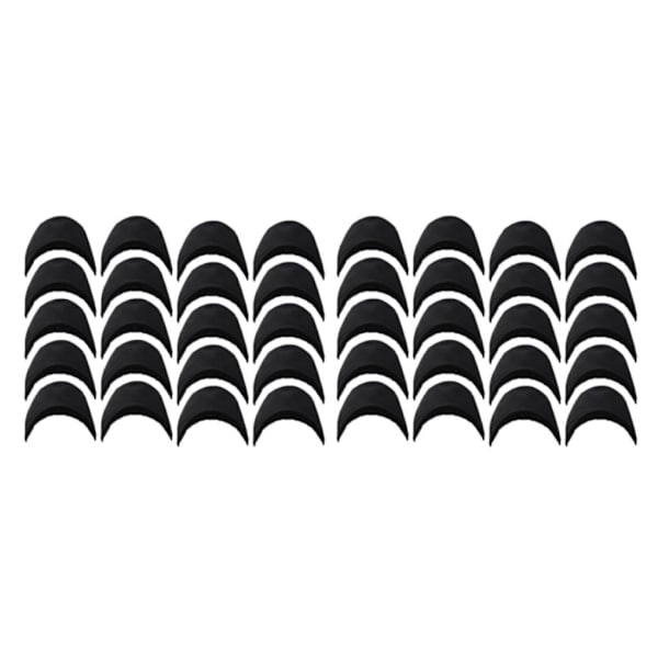 1/2 20 stycken Sy axelvaddar Passar till skjorta Praktisk för Black M 2Set