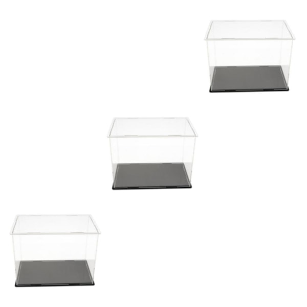 1/2/3 Akryl Display Box Case Modell Figur Display Dammtät Clear 20x12x15cm 3Set