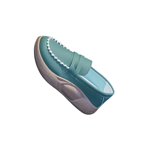 Casual Damskor Bekväma För Slip On Mjuk för Inomhus Green Size 38