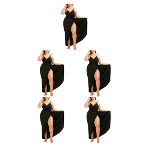 1/2/3/5 Transform Beach Look mångsidig och elegant strand black M 5Set