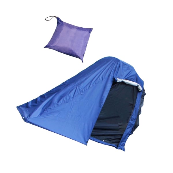Bil Trunk Tält Shelter Sunshade Tail Extension Tour Camping Blue