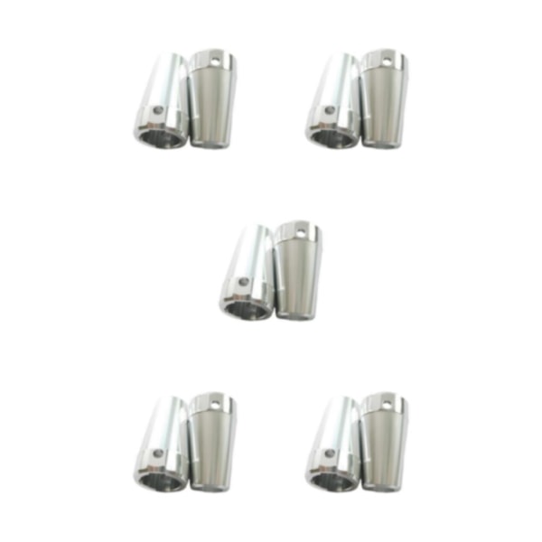 1/2/3/5 2 stycken aluminiumlegering bakre navhållare för AXIAL SCX10 silver 5Set