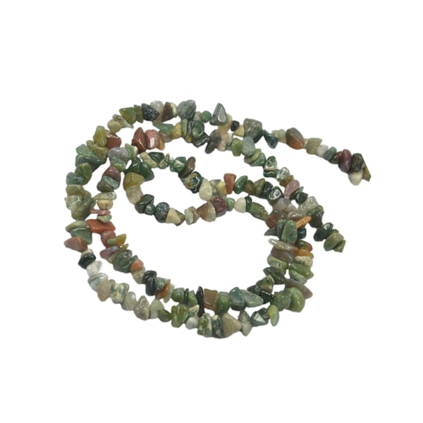 1/2/5 Natursten friformsspån Lösa ädelstenspärlor Strand Indain Agate 5Set