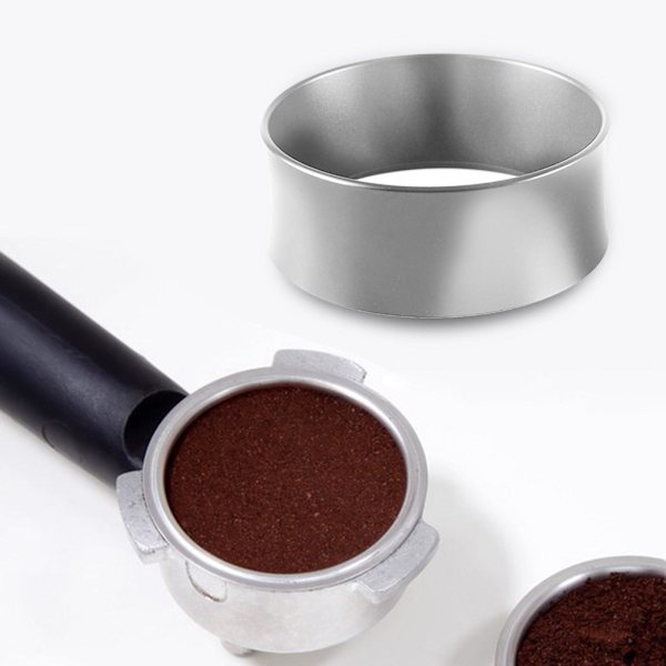 1/2/3/5 58mm kaffedoseringsringar för espressodoseringstratt Silver 75.3x29mm 1Set