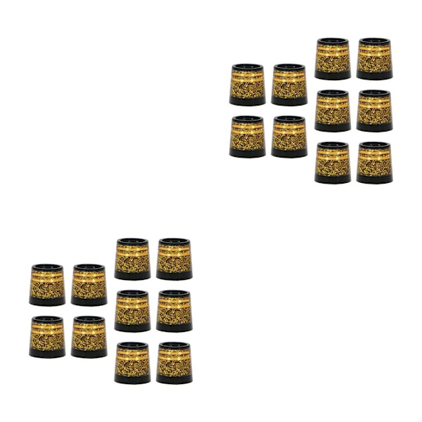1/2/3 förpackning med 10 golfjärnhylsor avsmalnande skafthylsor Gold 2PCS