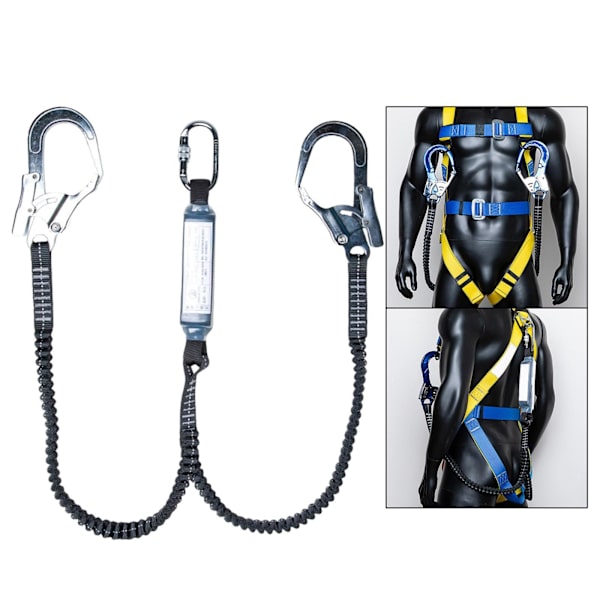 Konstruktion Säkerhetssele Fallskyddslinan Säker och Double Belt Buffer