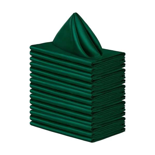 20pack/lot Mjuk och bekväm fyrkantig bordsservett gjord av green