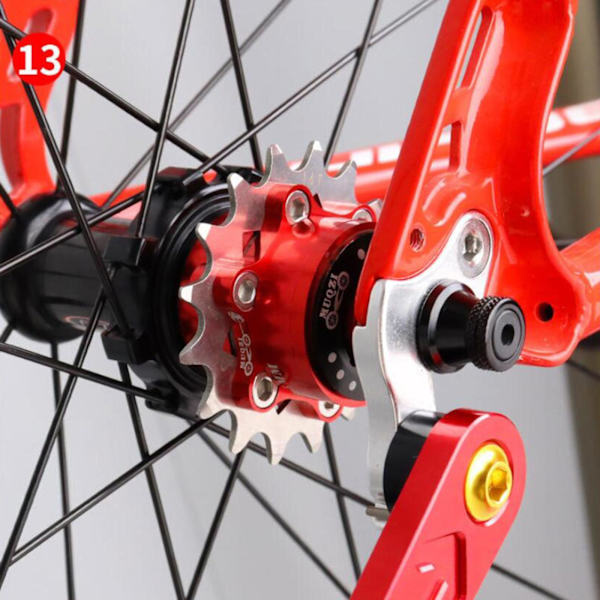 1/2/3/5 14T Single Speed ​​Svänghjul Adapter Kassett distanser black 14T 1 Pc