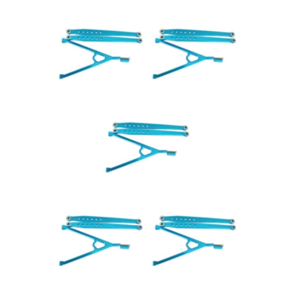1/2/3/5 Aluminiumlegering Trigon Support Bar Bakre Support Bar För blue 5Set