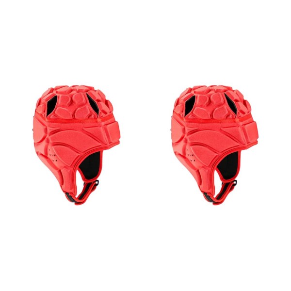 1/2/3 Rugby Huvudbonad crum Cap Hockey Head Protector Protect Hat Red XL 2PCS