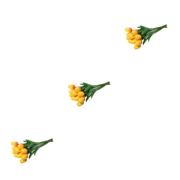 1/2/3 10påse Simulerade tulpaner Ljusa och charmiga blommor för the elderly 3PCS