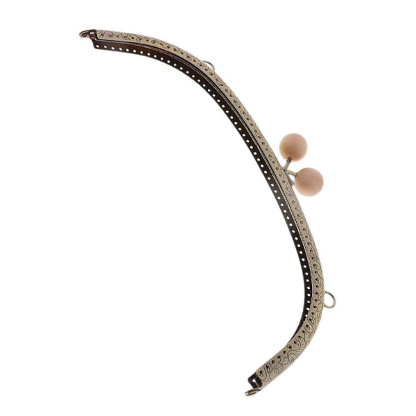 1/2/3 Metal Arch Ram Kiss Spänne Lås Bead Head DIY Purse Bag Light Grey 24.5cm 1Set