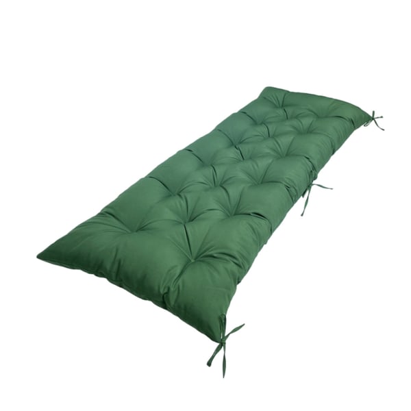 Polyester vattentät bänkmatta kudde för komfort och Black green 120*50*8CM