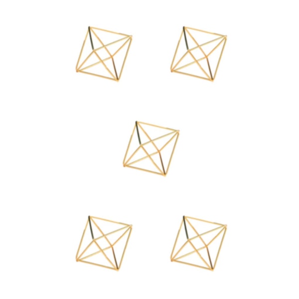 1/2/3/5 Guld Brett användningsområde Mångsidigt organizer rhombus 5Set