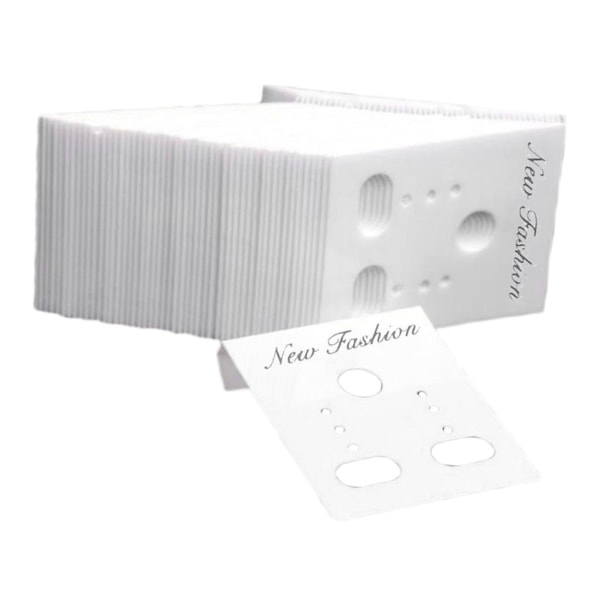 1/2/3 1000st örhängen Visa kort Partihandel Bulk smycken White New Fashion 3x3.7cm 1Set