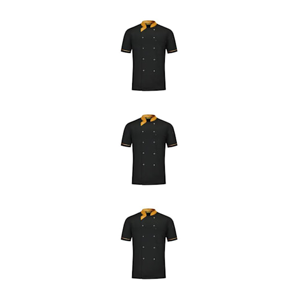 1/2/3 andningsbart tygspänneficka Slitstark färgfast - Black XXXL 3PCS