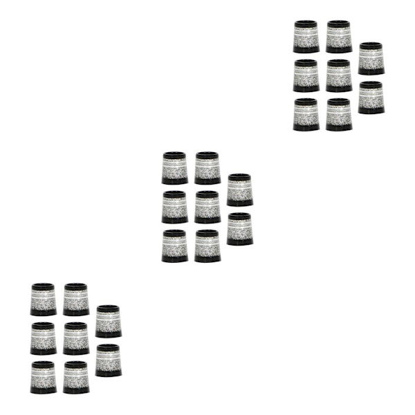 1/2/3 förpackning med 10 golfjärnhylsor avsmalnande skafthylsor Silver 3PCS