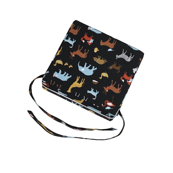 1/2/3/5 Bärbar lätt matstolsdyna för baby Animal Black 1 Pc