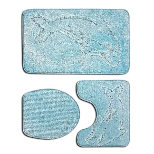 1/2 3pack/lot Halkfri Chenille Badmatta Lätt att installera PJ210908-A010 1Set