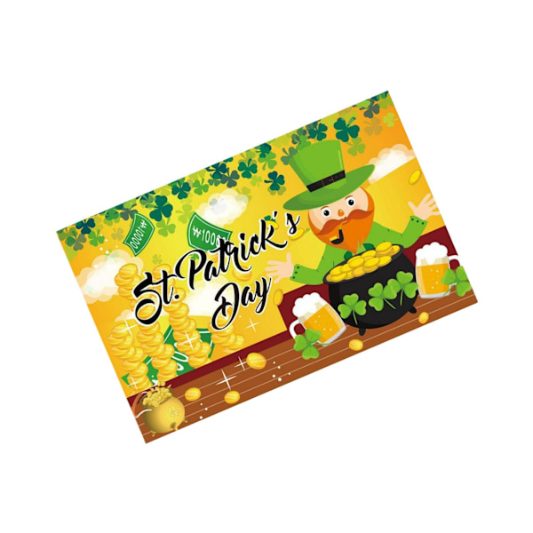 1/3/5 Irländska nationaldagen Väggbakgrundsdekor Shamrock 5PCS