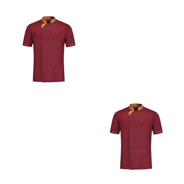 1/2/3 andningsbart tygspänneficka Slitstark färgfast - Wine Red 4XL 2PCS