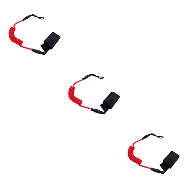 1/2/3/5 Raft Stretch Rep med Elastiskt koppel Pålitlig och Red 45cm 3PCS
