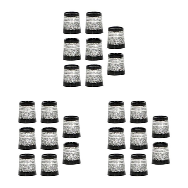 1/2/3 förpackning med 10 golfjärnhylsor avsmalnande skafthylsor Silver 3PCS