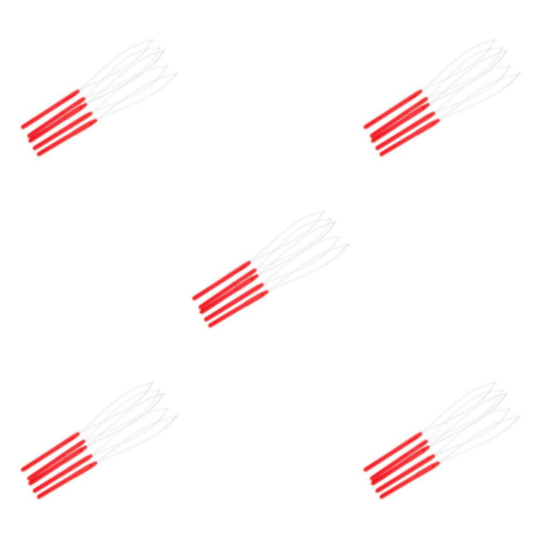1/2/5 hårförlängningsögla nålträdare tråddragande krokverktyg Red 5Set