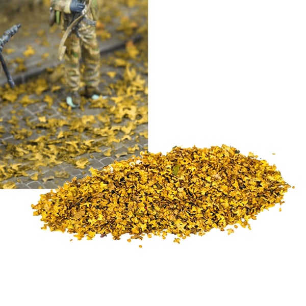 1/2/3/5 Miniature Cluster För Grass Grass Tufts Scenery Model Autumn yellow 110ml 5Set