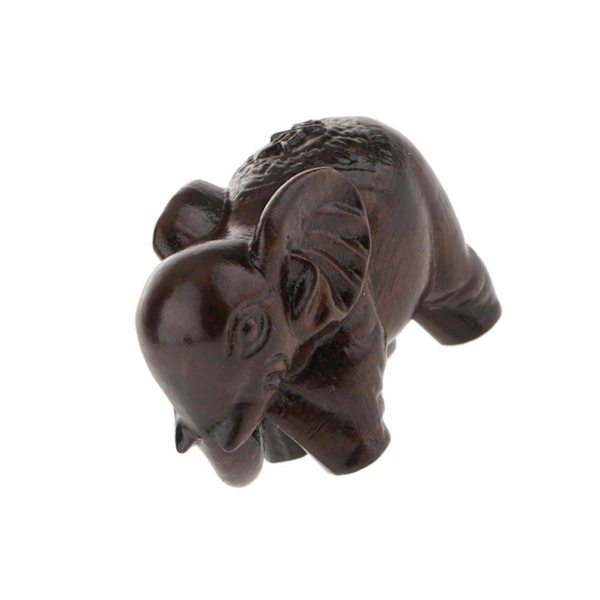 1/2/3/5 Trä Buddha Staty Staty Indien Staty Craft Ornament Elephant 1Set