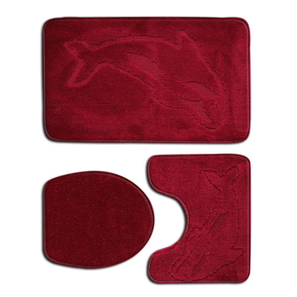 1/2 3pack/lot Halkfri Chenille Badmatta Lätt att installera PJ210922-A012 1Set