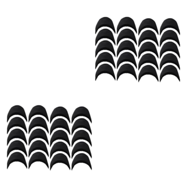 1/2 20 stycken Sy axelvaddar Passar till skjorta Praktisk för Black M 2Set