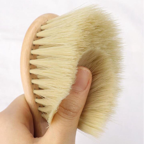 1/2/3 Barber Neck Brush Mjuk nylon för frisörskönhet Long Handle 1Set
