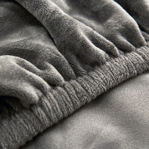 Lätt att rengöra och byta ut tjocka sofföverdrag i elastiskt tyg grey