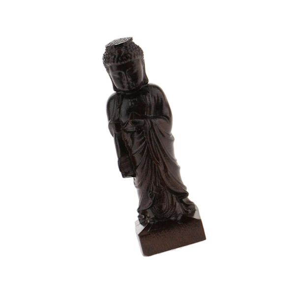 1/2/3/5 Trä Buddha Staty Staty Indien Staty Craft Ornament Sakyamuni 1Set