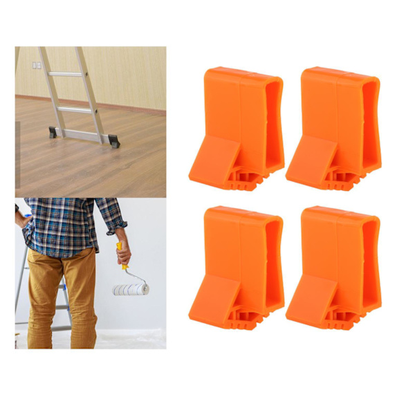 1/2 4-pack stegefötter täcker vindsstegsben Hållbar silikon Yellow 1 Pc