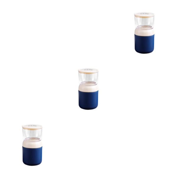 1/2/3 hållbar och säker matbehållare för bekväm förvaring och pp soft blue 2 Plastic PP inner 3PCS