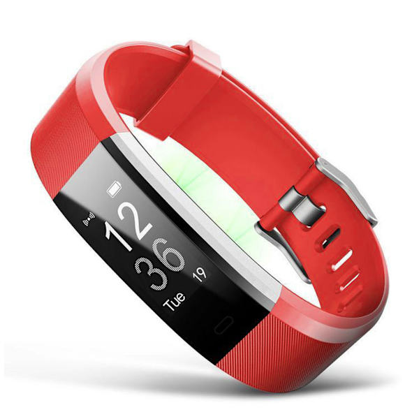 Justerbart watch Passar till ID115PLUS/ID115PLUS Smartwatch red