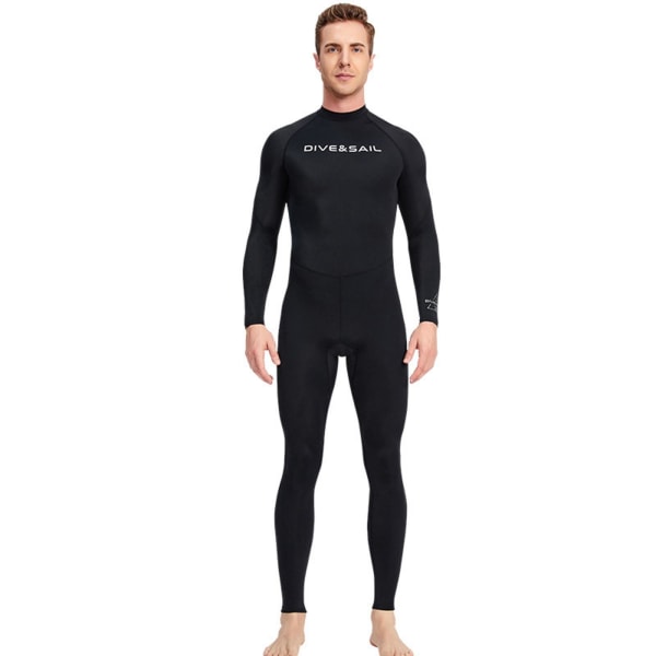 1/2/3/5 Snygga badkläder Surfing Anti-Back Zip Kajakpaddling för Black L 1 Pc